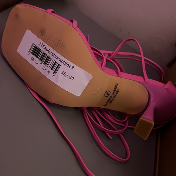 Pink gladiator Heels - Picture 4 of 4